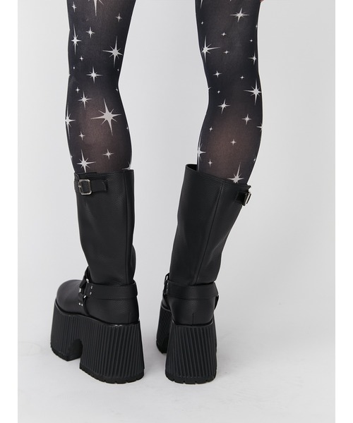 PAMEO POSE(パメオポーズ)の「Gravity Boots(ブーツ・レディース・ブラック/ホワイト・37/39/38)」の20枚目の写真