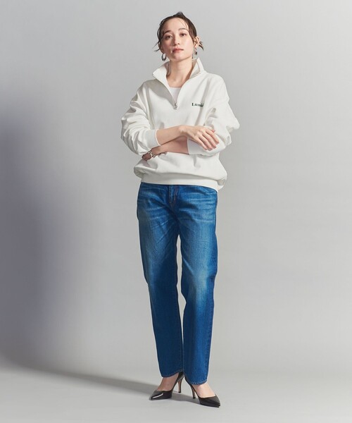 BEAUTY&YOUTH UNITED ARROWS(ビューティーアンドユースユナイテッドアローズ)の「【WEB限定】ワンポイントロゴ ハーフジップ スウェット(スウェット・メンズ・ライトグレー/ダークグレー/ホワイト/ライトブルー・M/L/S/XL)」の7枚目の写真