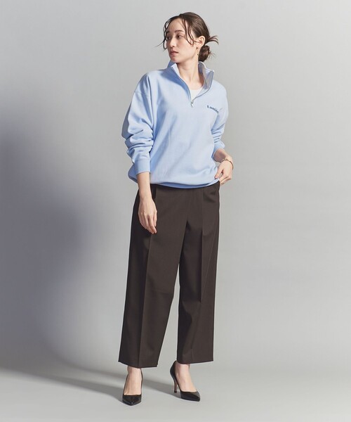 BEAUTY&YOUTH UNITED ARROWS(ビューティーアンドユースユナイテッドアローズ)の「【WEB限定】ワンポイントロゴ ハーフジップ スウェット(スウェット・メンズ・ライトグレー/ダークグレー/ホワイト/ライトブルー・M/L/S/XL)」の18枚目の写真