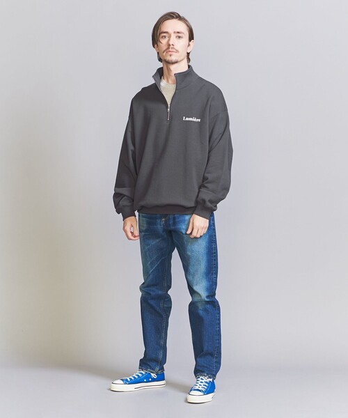 BEAUTY&YOUTH UNITED ARROWS(ビューティーアンドユースユナイテッドアローズ)の「【WEB限定】ワンポイントロゴ ハーフジップ スウェット(スウェット・メンズ・ライトグレー/ダークグレー/ホワイト/ライトブルー・M/L/S/XL)」の21枚目の写真
