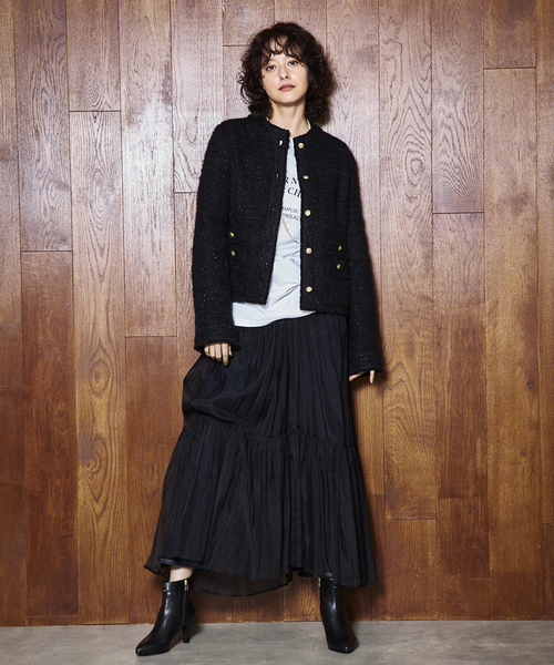 Au BANNISTER(オゥバニスター)の「【スノーソール】ポインテッドカットブーツ(ブーツ・レディース・ブラック/グレー/ワイン・37/38/39/36/35)」の5枚目の写真