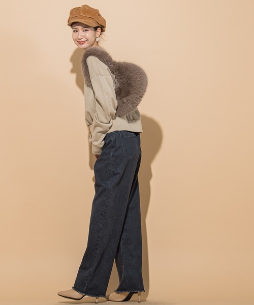 VICKY(ビッキー)の「【KOREAN ITEM】ファーミニトートバッグ(ハンドバッグ・レディース・ブラウン/ブラック/イエロー・FREE)」の19枚目の写真