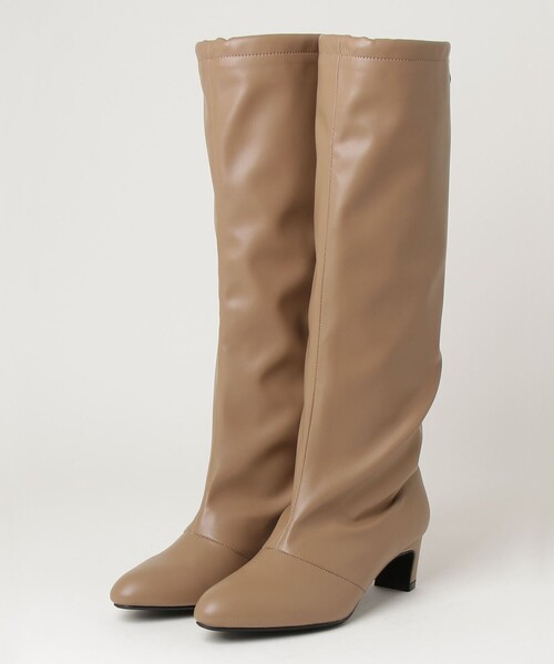 PANIER（パニエ）の「【PANIER/パニエ】ドロストロングブーツ（ブーツ・レディース・ベージュ/ブラック・M/L）」の8枚目の写真