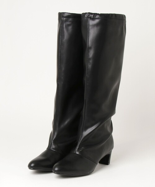 PANIER（パニエ）の「【PANIER/パニエ】ドロストロングブーツ（ブーツ・レディース・ベージュ/ブラック・M/L）」の9枚目の写真