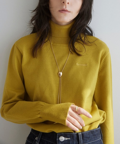 Formeque】ロゴ刺繍タートルニット（ニット/セーター）｜Formeque