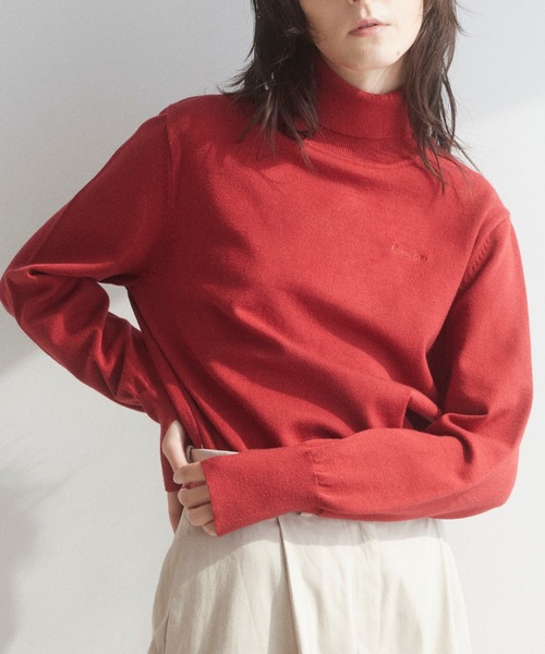 Formeque】ロゴ刺繍タートルニット（ニット/セーター）｜Formeque