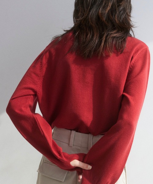 Formeque】ロゴ刺繍タートルニット（ニット/セーター）｜Formeque