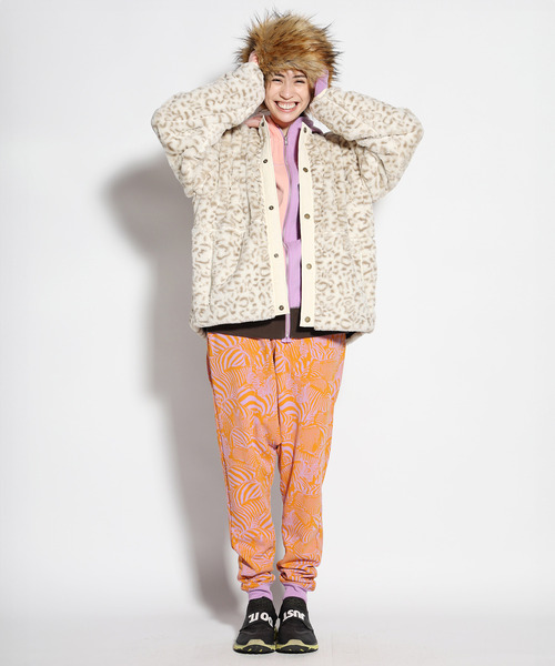 ALDIES（アールディーズ）の「Animal Dear Jacket / アニマルディアージャケット（ミリタリージャケット・メンズ・ブラウン/ホワイト・LARGE/SMALL/MEDIUM）」の3枚目の写真