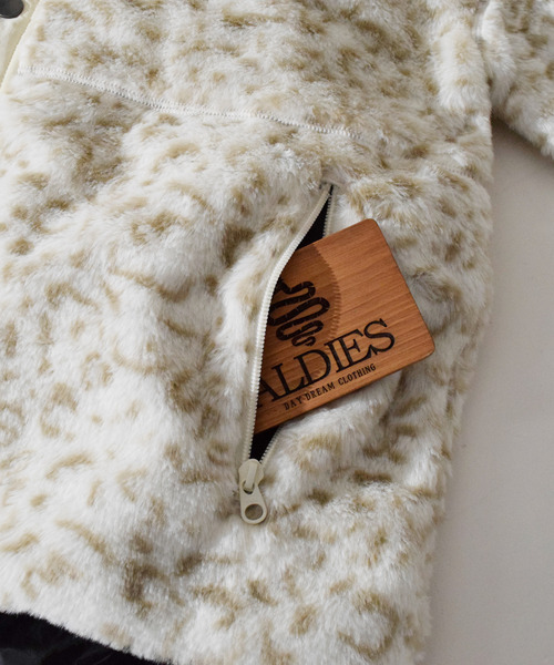 ALDIES（アールディーズ）の「Animal Dear Jacket / アニマルディアージャケット（ミリタリージャケット・メンズ・ブラウン/ホワイト・LARGE/SMALL/MEDIUM）」の10枚目の写真