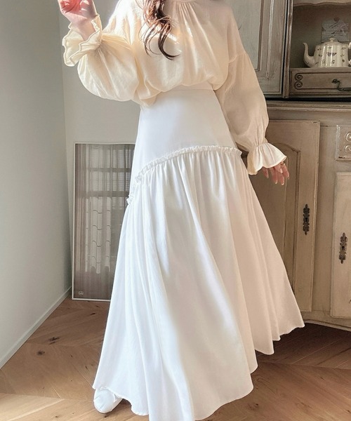 Meiru（メイル）の「ラウンドギャザーティアードスカート