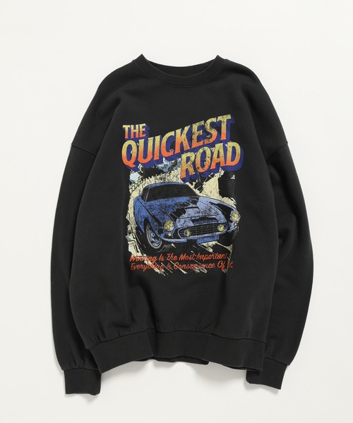 PBLIM（ページボーイリム）の「PBLIM/スポーツカースウェット（スウェット・レディース・チャコールグレー/ネイビー/レッド・MEDIUM/LARGE）」の2枚目の写真