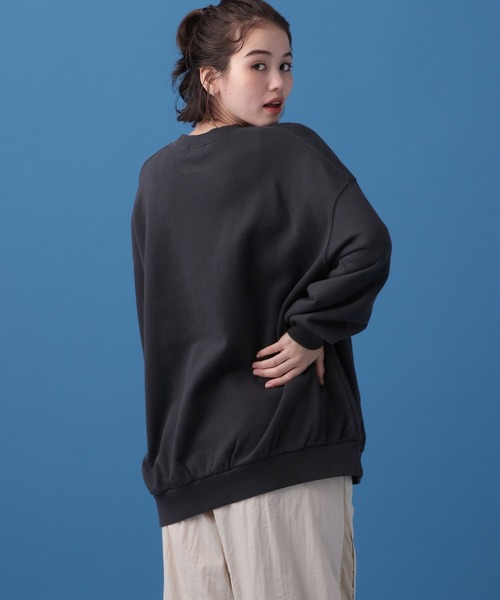 PBLIM（ページボーイリム）の「PBLIM/スポーツカースウェット（スウェット・レディース・チャコールグレー/ネイビー/レッド・MEDIUM/LARGE）」の8枚目の写真