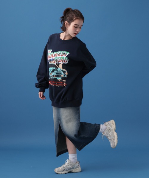 PBLIM（ページボーイリム）の「PBLIM/スポーツカースウェット（スウェット・レディース・チャコールグレー/ネイビー/レッド・MEDIUM/LARGE）」の14枚目の写真