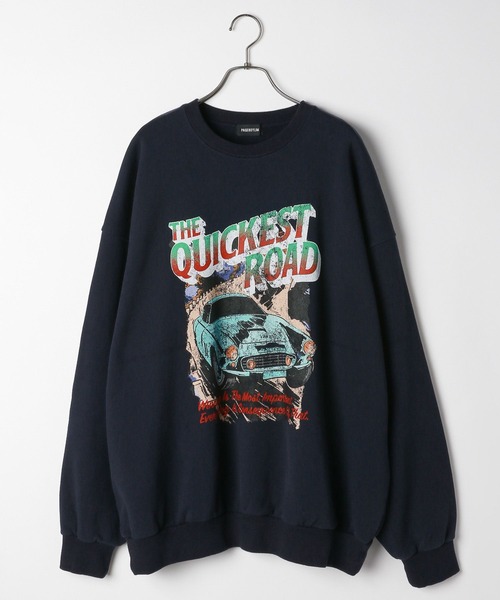 PBLIM（ページボーイリム）の「PBLIM/スポーツカースウェット（スウェット・レディース・チャコールグレー/ネイビー/レッド・MEDIUM/LARGE）」の20枚目の写真