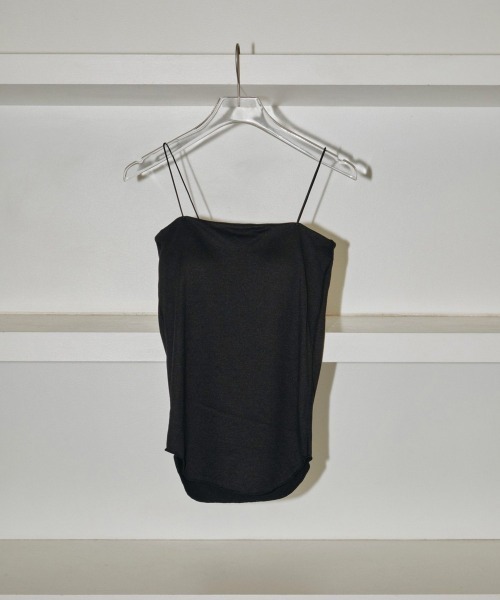 TODAYFUL（トゥデイフル）の「TODAYFUL　Cupin Flatseam Camisole カップインフラットシームキャミソール/12410616（キャミソール・レディース・キナリ/ダークブラウン/ブラック・ONE SIZE）」の16枚目の写真