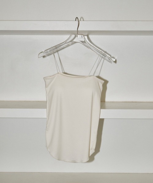 TODAYFUL（トゥデイフル）の「TODAYFUL　Cupin Flatseam Camisole カップインフラットシームキャミソール/12410616（キャミソール・レディース・キナリ/ダークブラウン/ブラック・ONE SIZE）」の13枚目の写真