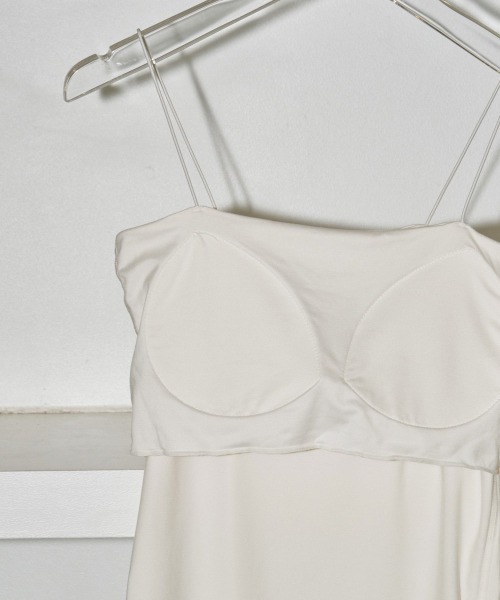 TODAYFUL（トゥデイフル）の「TODAYFUL　Cupin Flatseam Camisole カップインフラットシームキャミソール/12410616（キャミソール・レディース・キナリ/ダークブラウン/ブラック・ONE SIZE）」の14枚目の写真