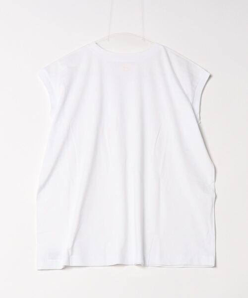 HANES(ヘインズ)の「【Hanes/ヘインズ】レディース スリーブレスTシャツ(Tシャツ/カットソー・レディース・ライトブルー/ブラック/ホワイト・FREE)」の18枚目の写真