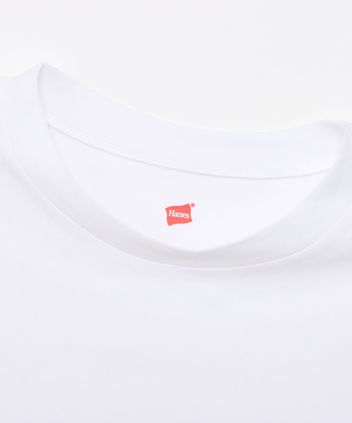 HANES(ヘインズ)の「【Hanes/ヘインズ】レディース スリーブレスTシャツ(Tシャツ/カットソー・レディース・ライトブルー/ブラック/ホワイト・FREE)」の5枚目の写真