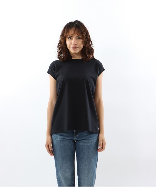 HANES(ヘインズ)の「【Hanes/ヘインズ】レディース スリーブレスTシャツ(Tシャツ/カットソー・レディース・ライトブルー/ブラック/ホワイト・FREE)」の13枚目の写真