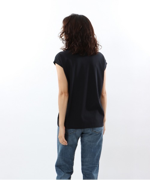 HANES(ヘインズ)の「【Hanes/ヘインズ】レディース スリーブレスTシャツ(Tシャツ/カットソー・レディース・ライトブルー/ブラック/ホワイト・FREE)」の14枚目の写真