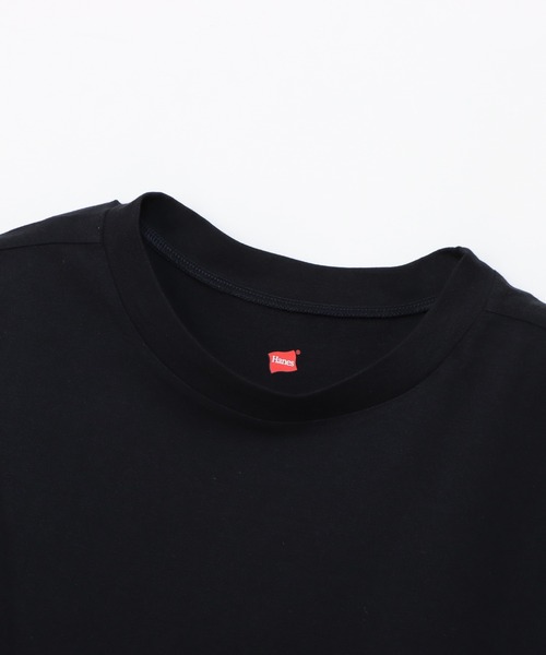 HANES(ヘインズ)の「【Hanes/ヘインズ】レディース スリーブレスTシャツ(Tシャツ/カットソー・レディース・ライトブルー/ブラック/ホワイト・FREE)」の10枚目の写真