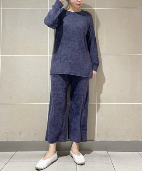 正規品♡調温♡スムーズィー上下セット♡ネイビー gelato pique（ジェラートピケ）の「調温スムーズィープルオーバー