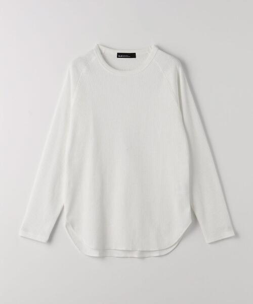 green label relaxing（グリーンレーベルリラクシング）の「ドライワッフル クルーネック Tシャツ -吸水速乾-（Tシャツ/カットソー・メンズ・ライトブルー/ホワイト/ライトグレー/ダークグレー・M/XXL/L/XS/S/XL）」の22枚目の写真