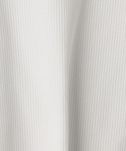 green label relaxing（グリーンレーベルリラクシング）の「ドライワッフル クルーネック Tシャツ -吸水速乾-（Tシャツ/カットソー・メンズ・ライトブルー/ホワイト/ライトグレー/ダークグレー・M/XXL/L/XS/S/XL）」の21枚目の写真