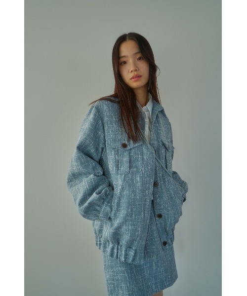 DRWCYS（ドロシーズ）の「ツイードジャケット（その他アウター・レディース・ブルー/アイボリー・FREE）」の7枚目の写真