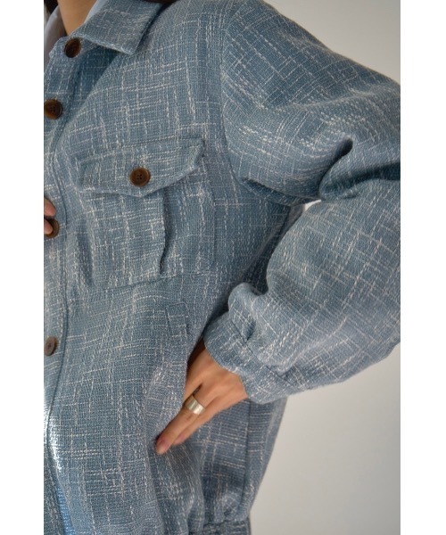 DRWCYS（ドロシーズ）の「ツイードジャケット（その他アウター・レディース・ブルー/アイボリー・FREE）」の11枚目の写真