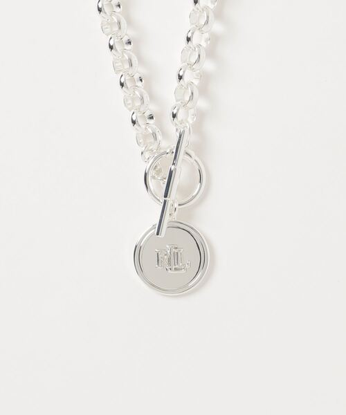 ラルフローレン ネックレス RLL ペンダント シルバー 新作【Ralph Lauren】美しい輝き ☆ シルバー コイン ネックレス