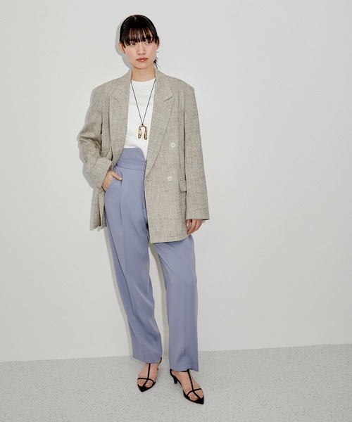 アルペロベロカジュアルパンツ ストレッチトロサロペットパンツ|allureville OFFICIAL SITE