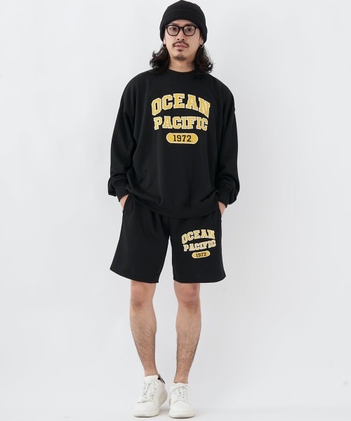 Ocean Pacific(オーシャンパシフィック)の「【OP/オーピー】ロゴスウェットショーツ(スウェットパンツ・メンズ・ブラック/ヘザーグレー/グリーン・X-LARGE/MEDIUM/LARGE)」の22枚目の写真