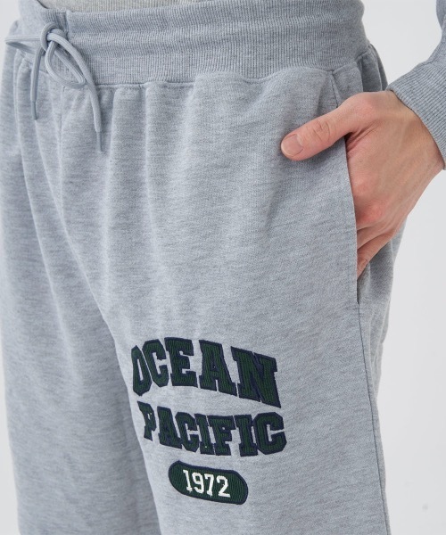 Ocean Pacific(オーシャンパシフィック)の「【OP/オーピー】ロゴスウェットショーツ(スウェットパンツ・メンズ・ブラック/ヘザーグレー/グリーン・X-LARGE/MEDIUM/LARGE)」の7枚目の写真