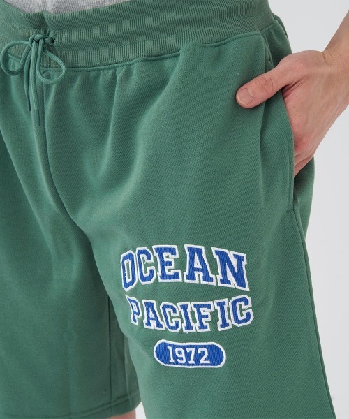 Ocean Pacific(オーシャンパシフィック)の「【OP/オーピー】ロゴスウェットショーツ(スウェットパンツ・メンズ・ブラック/ヘザーグレー/グリーン・X-LARGE/MEDIUM/LARGE)」の17枚目の写真