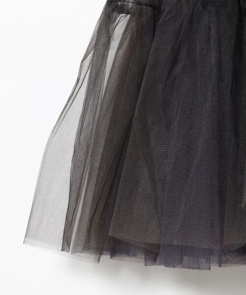 CAROLINA GLASER（カロリナ グレイサー）の「チュールシャツ（ポロシャツ・レディース・チャコールグレー/ホワイト・ONE SIZE）」の11枚目の写真