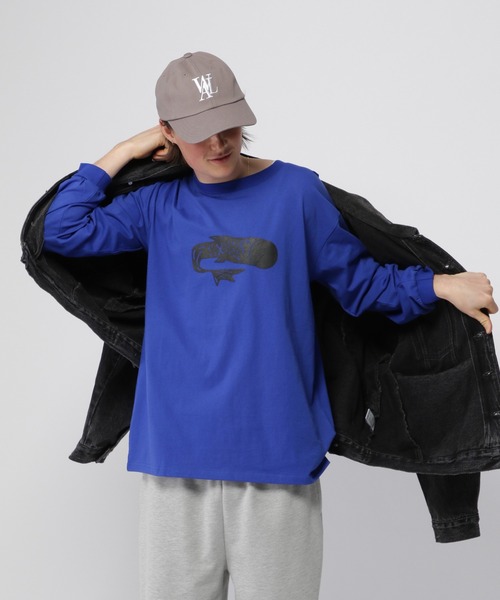 ALAND(エーランド)の「【UNISEX】ALAND/FISH TEE/長袖T/2993979(Tシャツ/カットソー・レディース・ブルー/ホワイト・MEDIUM/LARGE)」の7枚目の写真