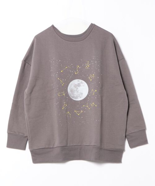 sandlessmoon（サンドレスムーン）の「moon star スウェット（スウェット・レディース・チャコール/ブラック・FREE）」の18枚目の写真