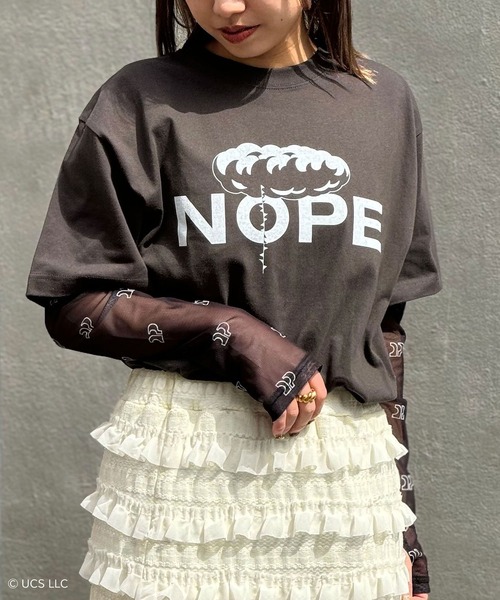 CIAOPANIC（チャオパニック）の「【ユニセックス】【Universalcollection/ユニバーサルコレクション】映画Tシャツ(ブラック)（Tシャツ/カットソー・レディース・グレー系その他/ブラック系その他/グレー/ブラック/グレー系その他6/グレー系その他5/グレー系その他4/グレー系その他3/グレー系その他2/ブラック系その他4/ブラック系その他3/ブラック系その他2/ブラウン系その他2/ブラウン系その他/カーキ/オリーブ/ブラウン/ダークブラウン/ブラウン系その他3/キャメル/ブロンズ/モカ・XL）」の18枚目の写真