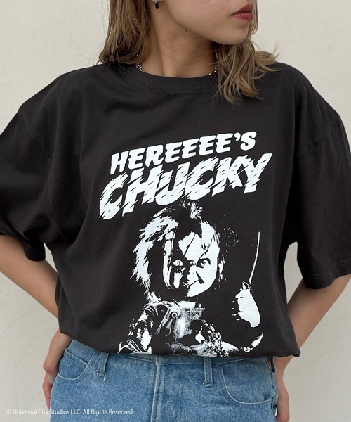 【ユニセックス】【Universalcollection/ユニバーサルコレクション】映画Tシャツ(ブラック)(Tシャツ/カットソー)|CIAOPANIC(チャオパニック) 【ユニセックス】【Universalcollection/ユニバーサルコレクション】映画Tシャツ(ブラック)(Tシャツ/カットソー)|CIAOPANIC(チャオパニック)