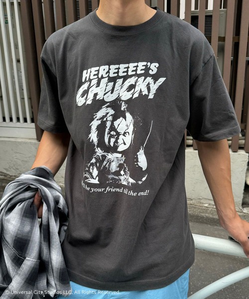 【ユニセックス】【Universalcollection/ユニバーサルコレクション】映画Tシャツ(ブラック)(Tシャツ/カットソー)|CIAOPANIC(チャオパニック) 【ユニセックス】【Universalcollection/ユニバーサルコレクション】映画Tシャツ(ブラック)(Tシャツ/カットソー)|CIAOPANIC(チャオパニック)