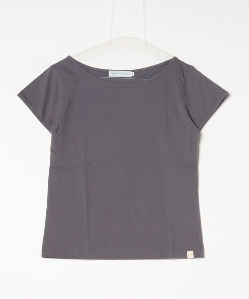 ムラサキスポーツ(ムラサキスポーツ)の「RIKKA FEMME/リッカファム ボートネックT RF24SS22(Tシャツ/カットソー・レディース・チャコールグレー/ホワイト・M/L/S/M)」の17枚目の写真