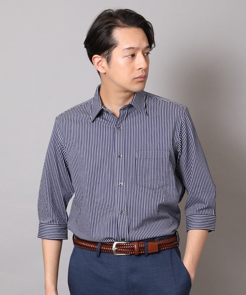 【セール】【HIGH COOL/ハイクール】七分袖シャツ（シャツ/ブラウス）｜CROWDED CLOSET（クラウデッドクローゼット）