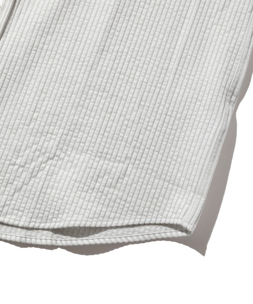 CROWDED CLOSET（クラウデッドクローゼット）の「【HIGH COOL/ハイクール】七分袖シャツ（シャツ/ブラウス・メンズ・ホワイト/ブルー系その他/ネイビー・01/02/03/04）」の21枚目の写真