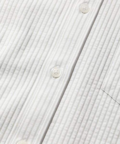 CROWDED CLOSET（クラウデッドクローゼット）の「【HIGH COOL/ハイクール】七分袖シャツ（シャツ/ブラウス・メンズ・ホワイト/ブルー系その他/ネイビー・01/02/03/04）」の22枚目の写真
