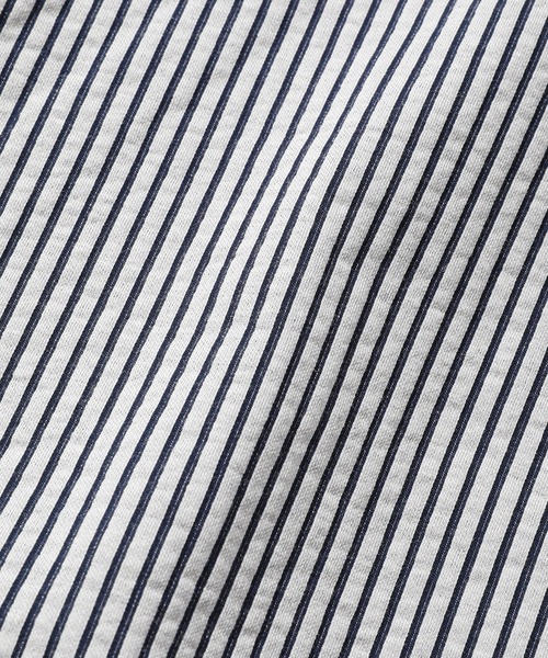 CROWDED CLOSET（クラウデッドクローゼット）の「【HIGH COOL/ハイクール】七分袖シャツ（シャツ/ブラウス・メンズ・ホワイト/ブルー系その他/ネイビー・01/02/03/04）」の7枚目の写真