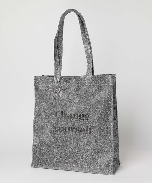 GLOBAL WORK（グローバルワーク）の「推しごとマルチWAYラメトート/109230（トートバッグ・レディース・ホワイト/シルバー/ブラック/ピンク/ブルー/パープル・FREE）」の16枚目の写真