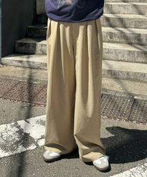 CIAOPANIC TYPY（チャオパニックティピー）の「【UNISEX】タックボリュームワイドスラックス/アソート素材/13色展開（スラックス・メンズ）」