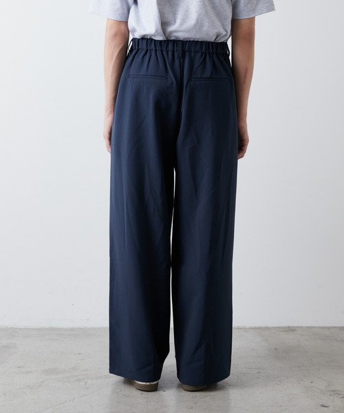80s ANCHOR BLUE 3タック ハイウエスト チノ スラックス CINOH - 【25SS】TWILL HIGH WAIST TWO TUCK PANTS / ハイ
